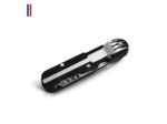 Set de couverts camping pliant inox - Couteau multifonction