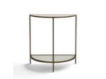 Console Demi Lune Astria Verre 76x70x35cm