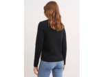 Gilet col V Brévands boutonné en maille de laine fine