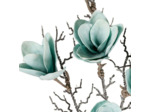 Fleur artificielle polyéthylène Magnolia turquoise 107cm