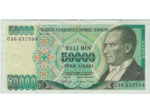 TURQUIE 50000 LIRA 1970 (1989) SERIE C36 TTB+
