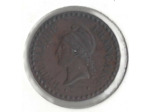 FRANCE 1 CENTIME DUPRE 1849 A Accent TTB+