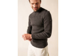 Pull marin uni Matelot Coupe ajustée 100% laine SAINT JAMES
