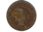 FRANCE 1 CENTIME CERES 1897 A TTB+