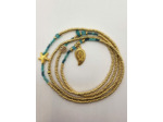 BRACELET MULTIRANGS TROPICAL GOLD