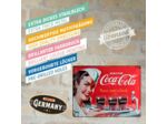Plaque métal - Pub Coca Cola - Drink Coca Cola - vintage Coca