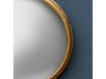Mini Miroir Convexe en Fer Moucheté Doré 11cm