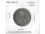 BELGIQUE 2012 2 EURO Commemorative 75eme ANNIVERSAIRE SUP