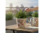 Pot de fleurs en Céramique Rose style jardin Anglais 17x16cm