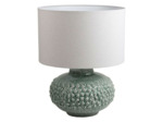 Lampe céramique Prasline verte 42x57cm