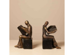 Serre-livres lecteurs assis 21x28x11cm