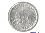 FRANCE 1 FRANC ROTY 1919 SUP/NC Tache