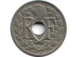 FRANCE 5 CENTIMES LINDAUER petit module 1920 TTB