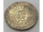 LOUIS XIV 1/2 ECU AUX INSIGNES 1703 E (Tours) TTB+ (VG189)