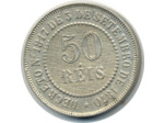BRESIL 50 REIS PEDRO II 1886 TTB+ (W482)