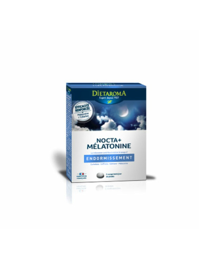 Nocta + Mélatonine-40 comprimés-Dietaroma