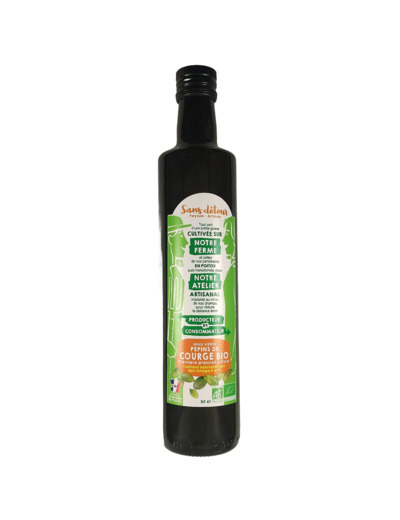 Huile Pépin de Courge Vierge 50cl Bio