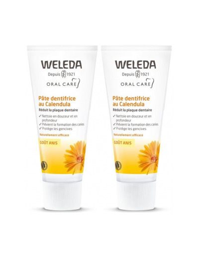 Duo Pâte dentifrice au Calendula 75ml x2