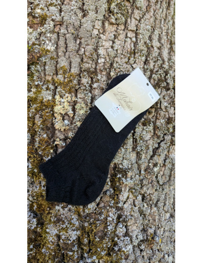 Socquettes MINI - 80% mohair -noir