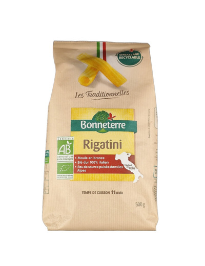 Macaroni Rigatini 500g Bio
