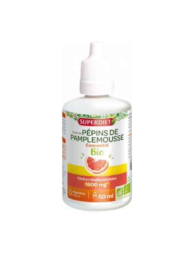 Extrait de Pépins de Pamplemousse 1600mg bio 50ml