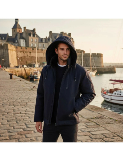 Veste de quart Marine Nationale : blouson inshore déperlant et chaud pour navigation