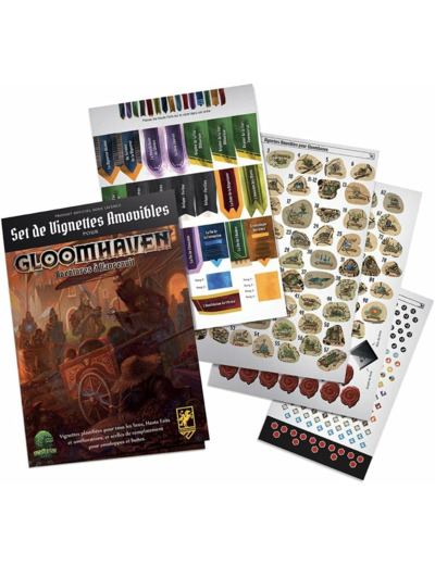 Gloomhaven : Set de stickers amovibles