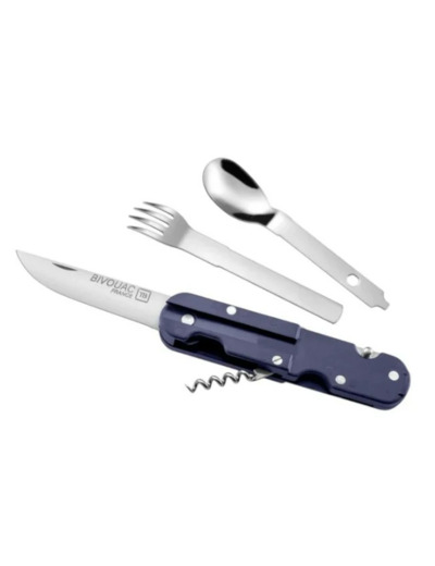 Couteau Bivouac Multifonction 6-en-1 | Outil Survie Camping