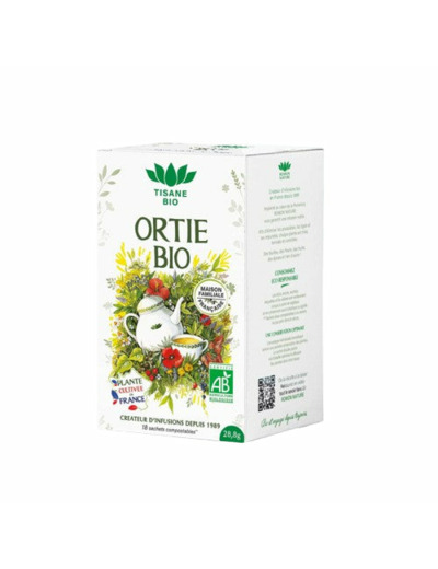 Tisane Ortie Bio France 18 Sachets – Romon Nature