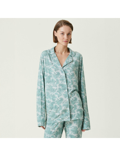 Pyjama DONATELLA TURQUOISE Garnier-Thiebaut