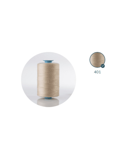 ZX 75-401 SANTA FE FIL À COUDRE 100% POLYESTER TRÈS RÉSISTANT bobine 1000m