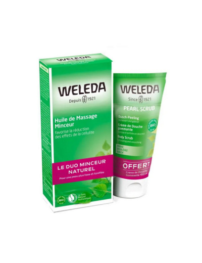 Huile de massage minceur 200ml + crème de douche gommante 150ml offerte