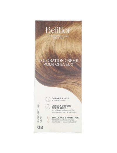 Coloration Crème 08 Blond Naturel Clair 135ml