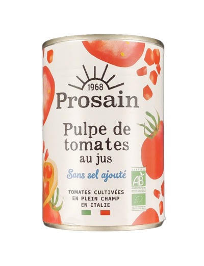 Pulpe de Tomates Sans Sel 400g Bio