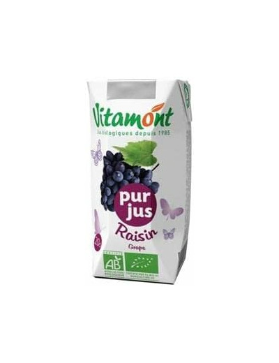 JUS DE RAISIN ROUGE TETRA 20CL Vitamont