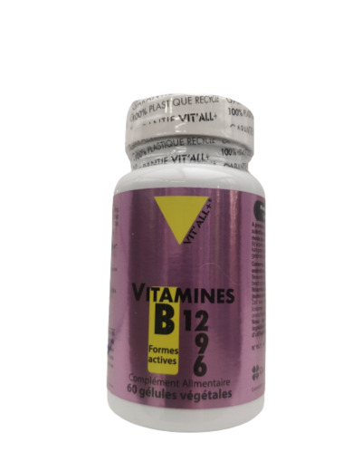 B12 et B9 formes actives -60 gélules-Vit'all+