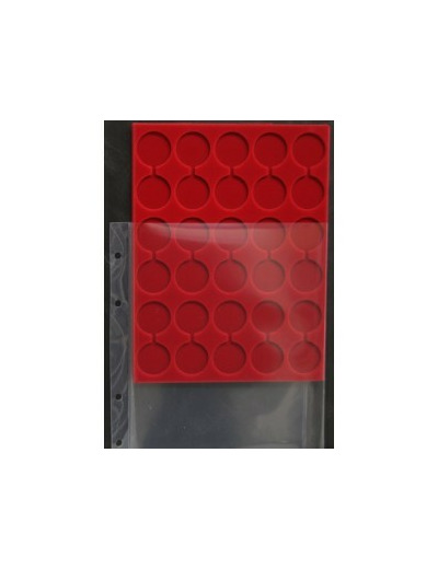 Feuille Rouge pour Album Champagne Artline plaques de muselet de Champagne 7964