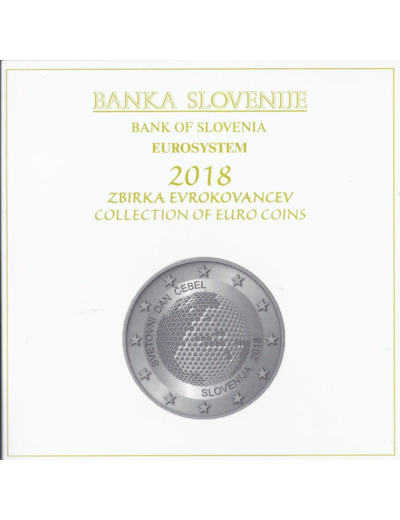 SLOVENIE 2018 SERIE 10 MONNAIES  BU