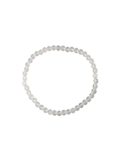 Bracelet en cristal de roche 4 mm