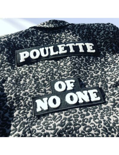 Patch brodé « Poulette of no one »