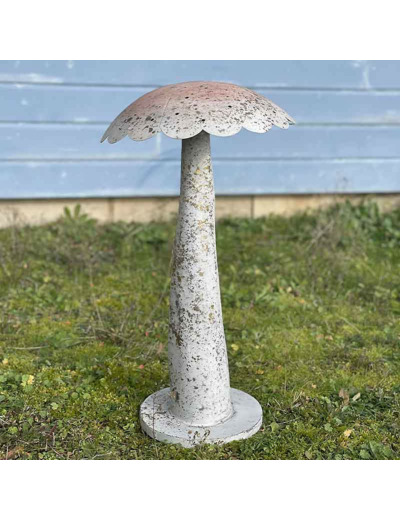 Grand champignon fer patiné 30x30x56cm