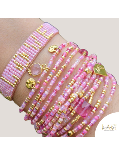 BRACELET LA VIE EN ROSE