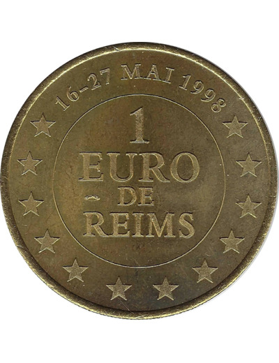 EURO TEMPORAIRE 1 EURO DE REIMS 1998 UNC