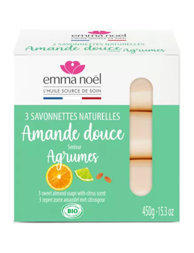 Savonnettes Amande Douce-x3-Emma noel