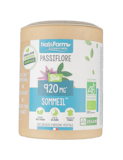 Passiflore 920mg Sommeil 200 Gélules