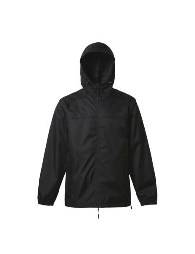 Veste militaire imperméable coupe-vent Ripstop noir OPEX