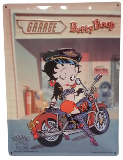 Plaque métal - Garage Betty Boop - 40 x 30 cm - 19003RA