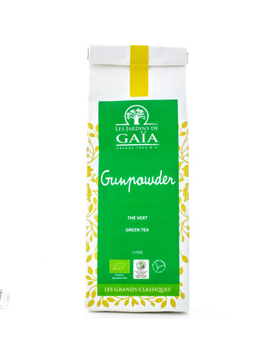 Thé Vert de Chine Gunpowder Bio 100g