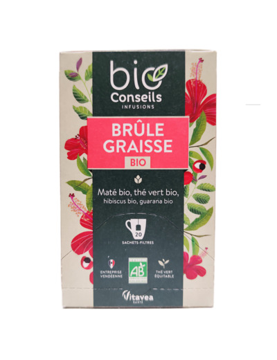 Infusion Brûle Graisse Bio 20 sachets