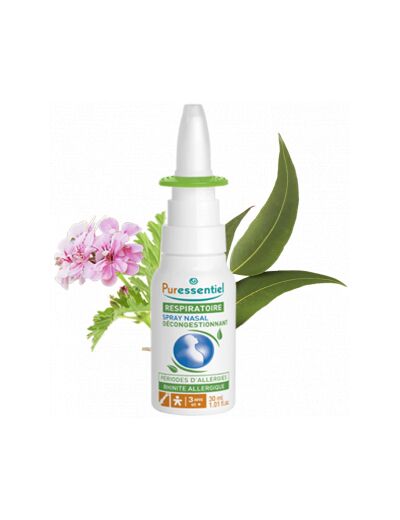 Spray Nasal Décongestionnant Allergies aux HE BIO 30ml